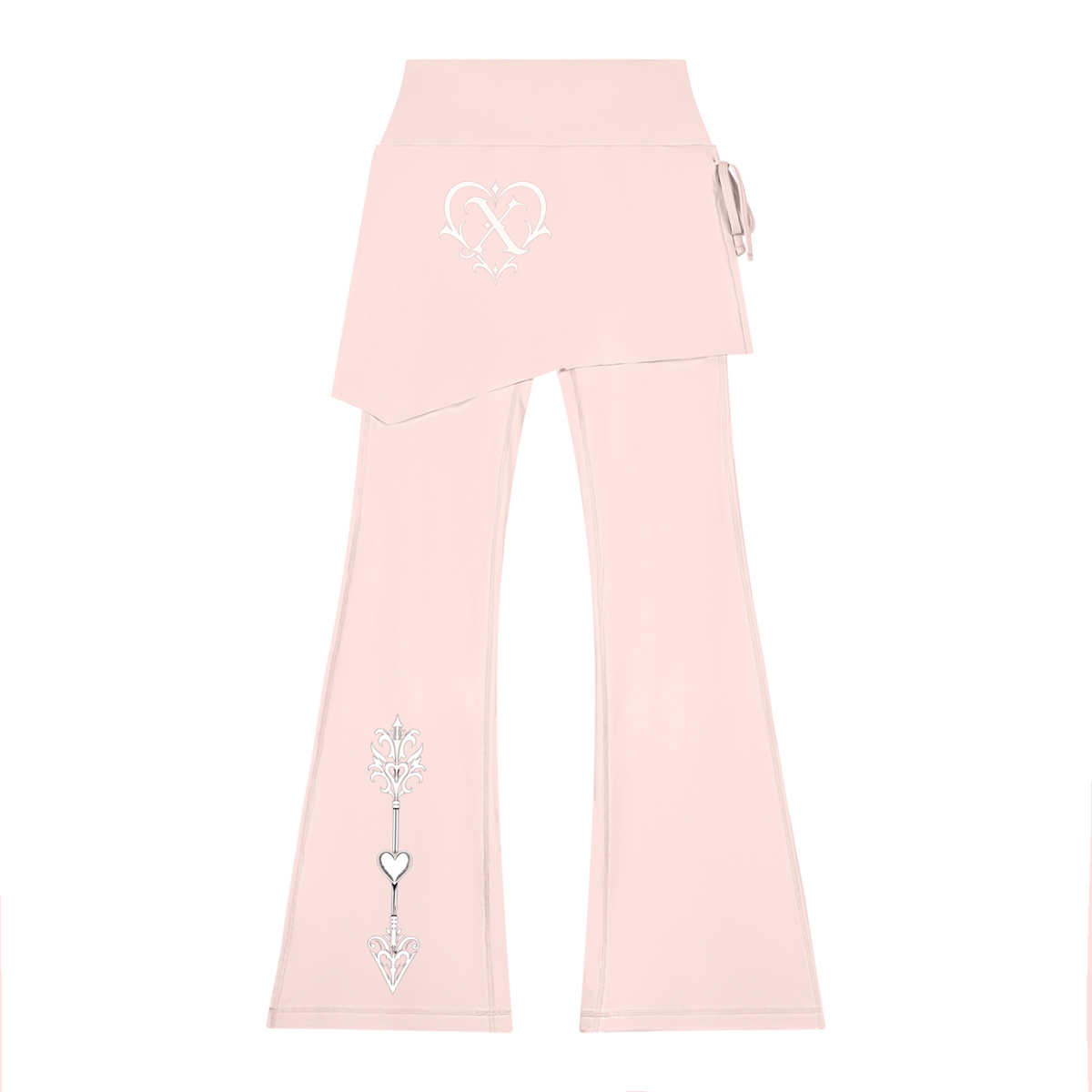 Skirted Flare Leggings | HEART ARROW