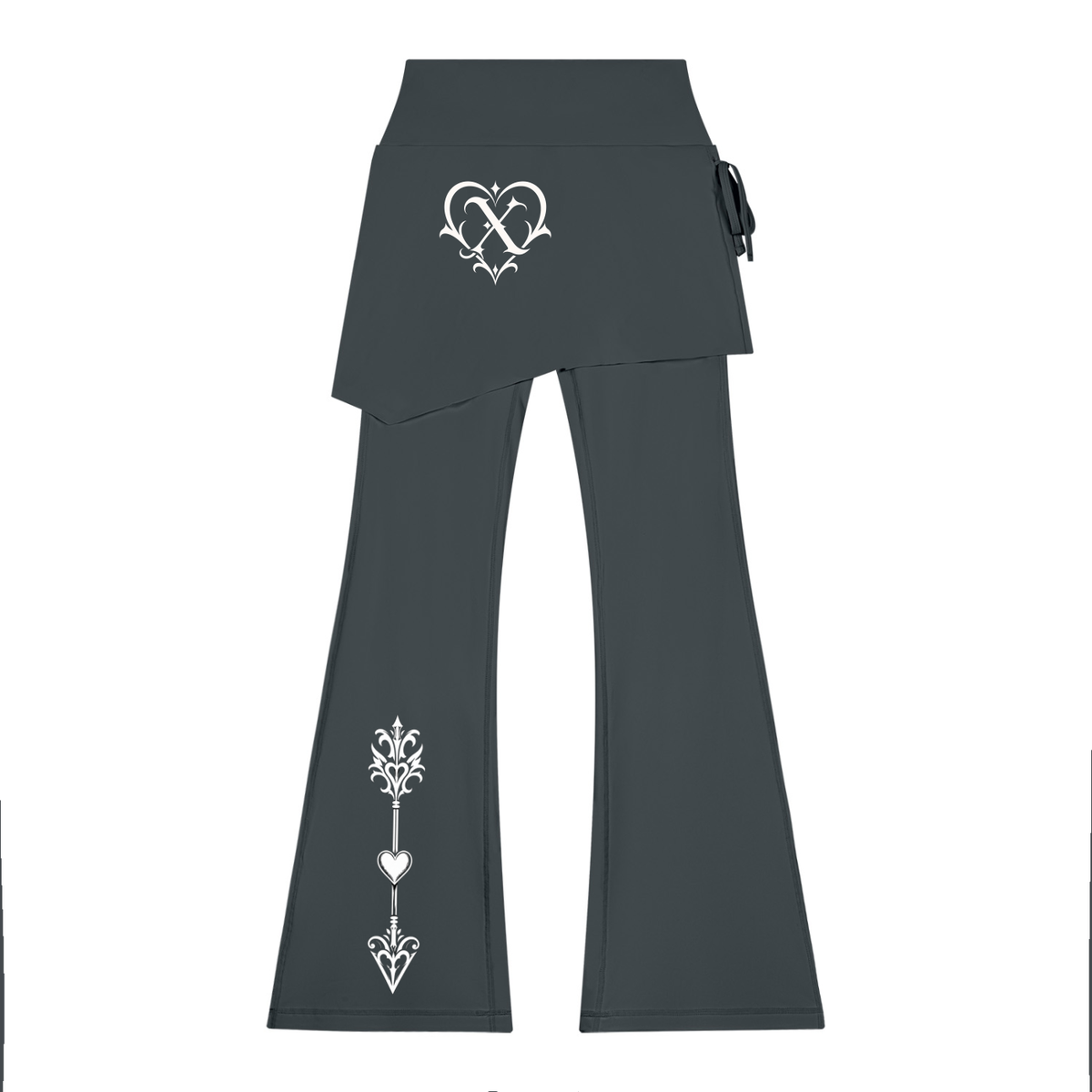Skirted Flare Leggings | HEART ARROW
