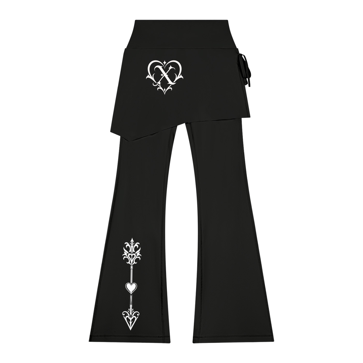 Skirted Flare Leggings | HEART ARROW