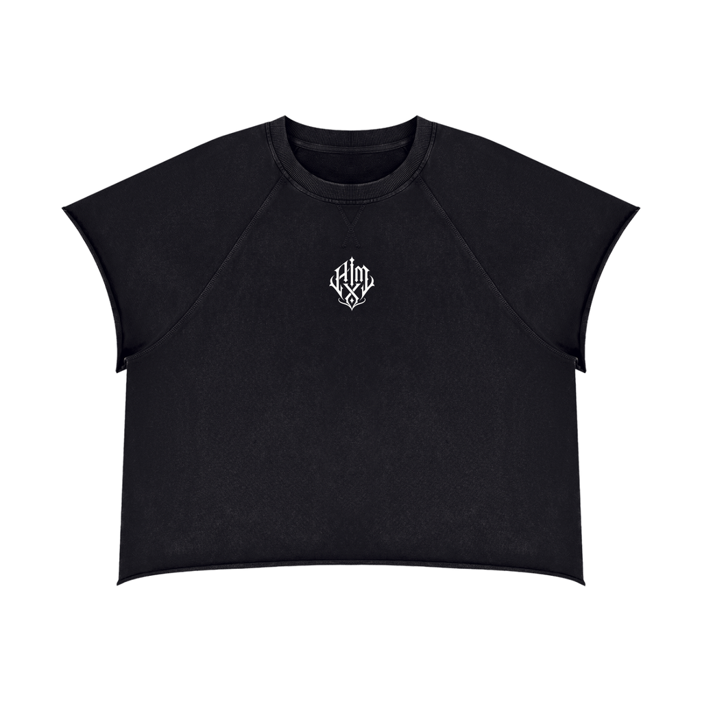 Vintage Wash Raw Edge Boxy Tee | NEVER STOP