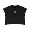 Vintage Wash Raw Edge Boxy Tee | NEVER STOP