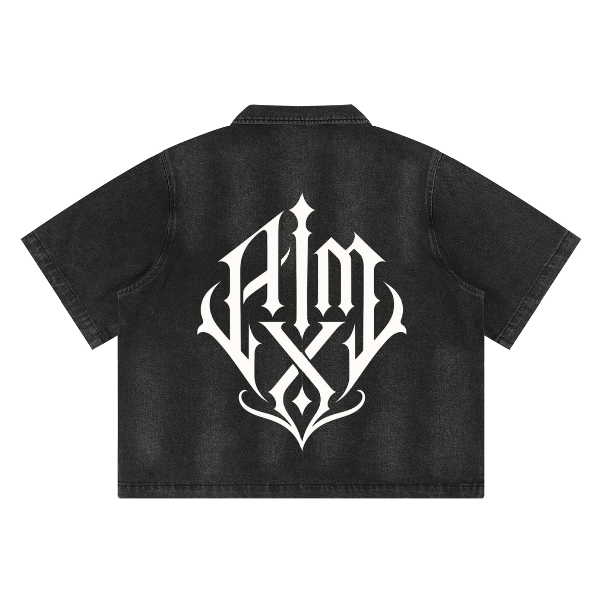 Full-Zip Denim Shirt | AIMX