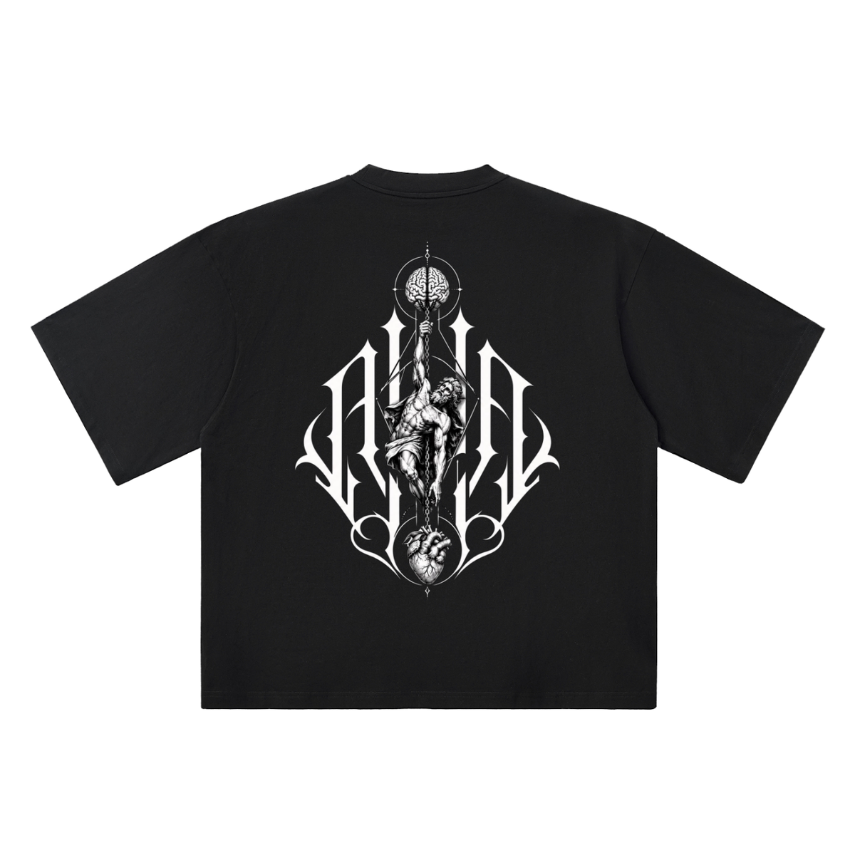 Oversized Drop Shoulder Tee | MIND AND HEART